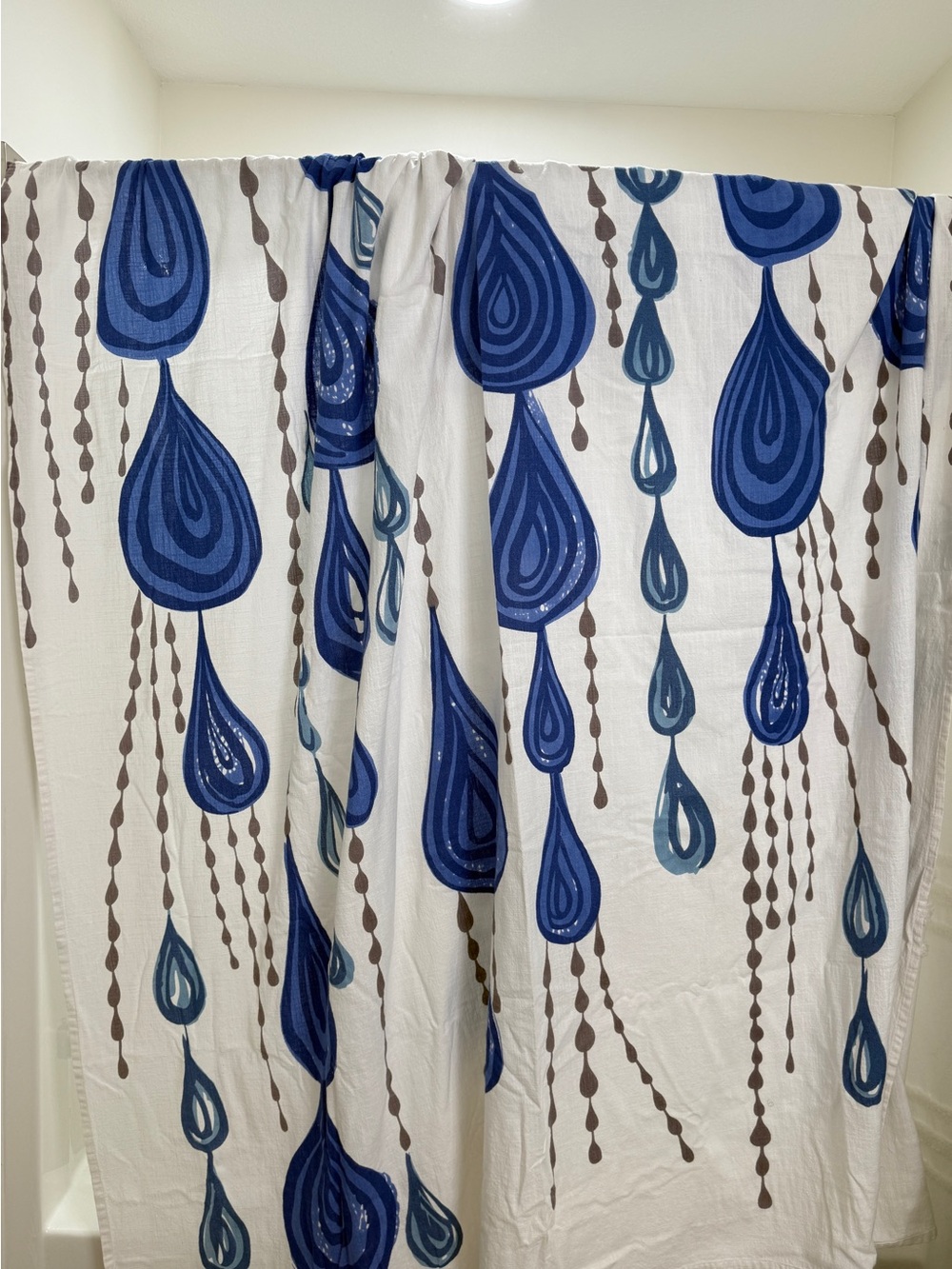 Anthropologie 72”x72” Cotton Shower Curtain